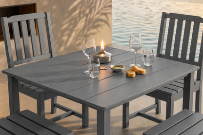 Perli™ HDPE Square Outdoor Dining Set