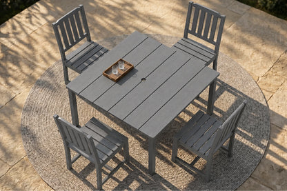 Perli™ HDPE Square Outdoor Dining Set