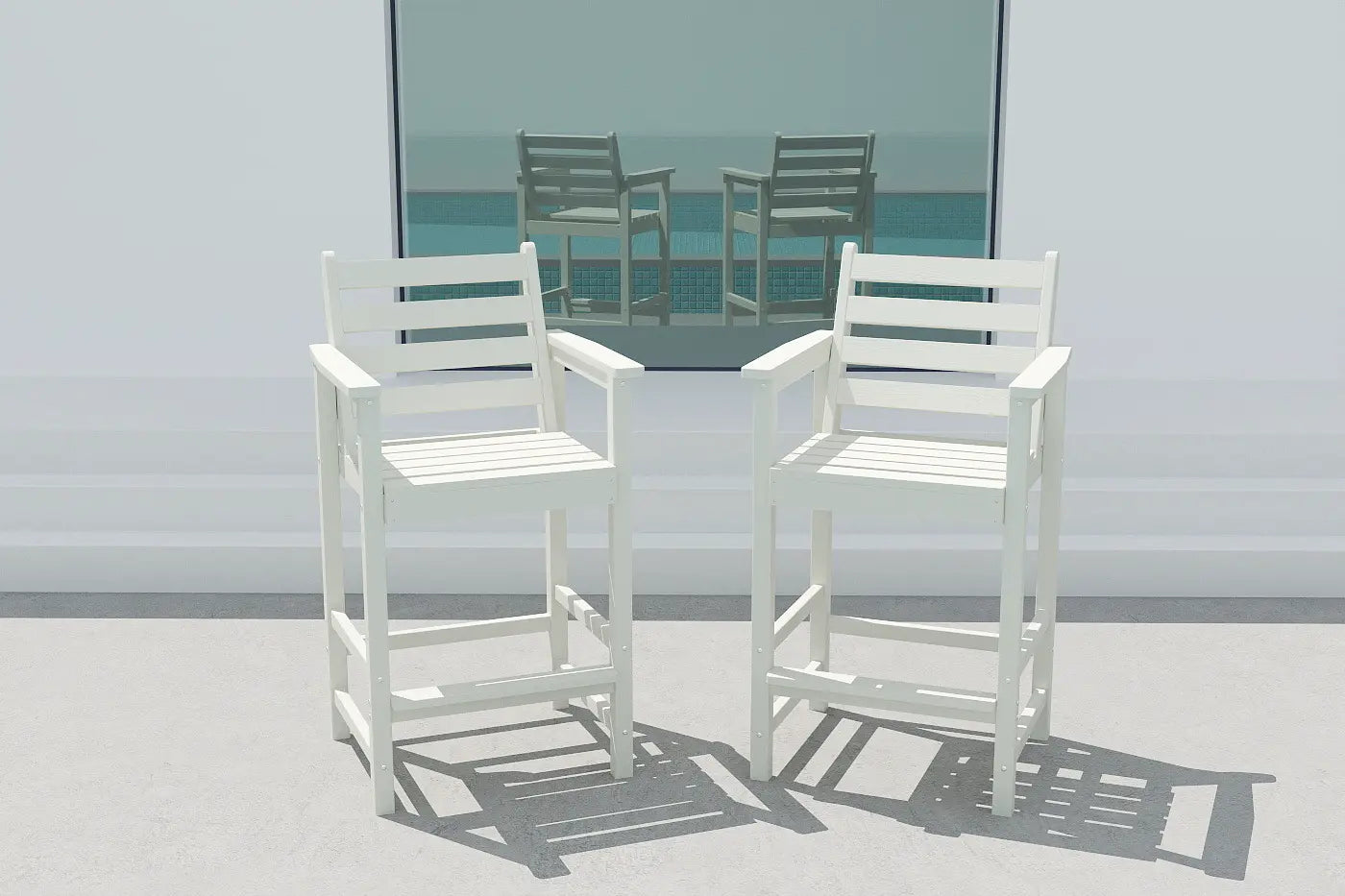 Patio Kingdom Adirondack bar set 