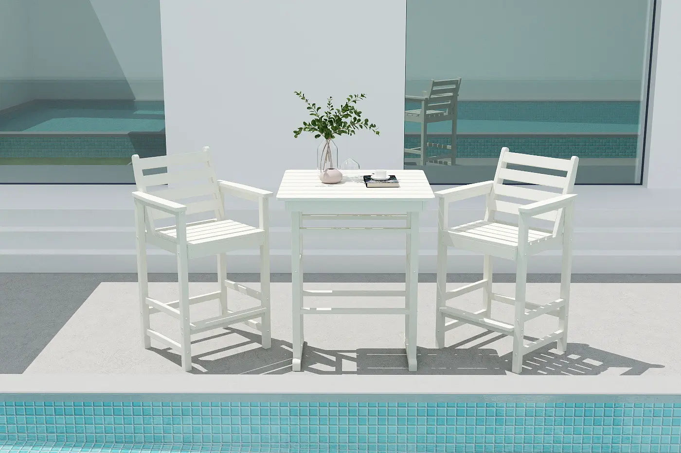 Patio Kingdom Adirondack bar set 