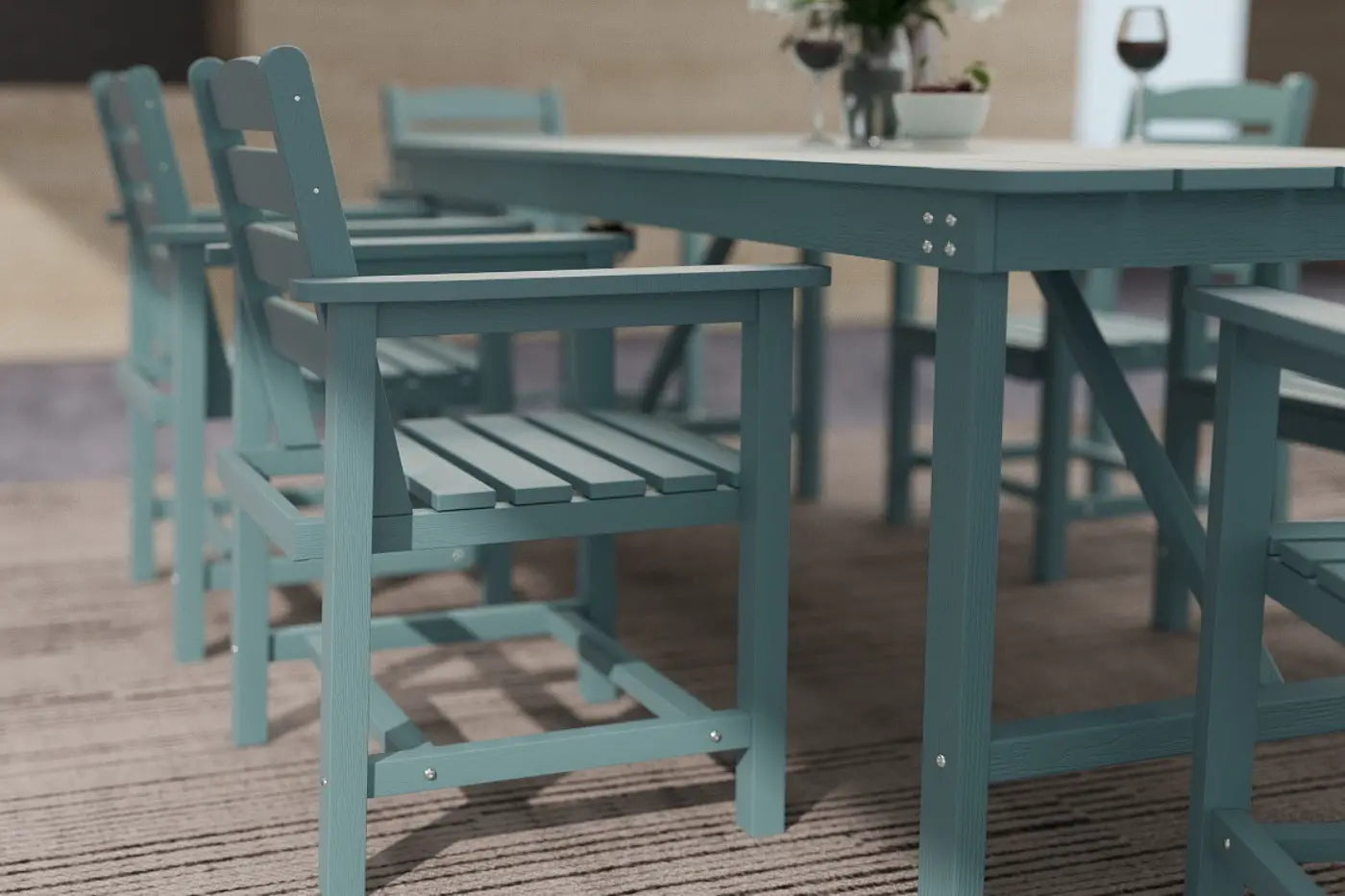 HDPE Outdoor Dining Set