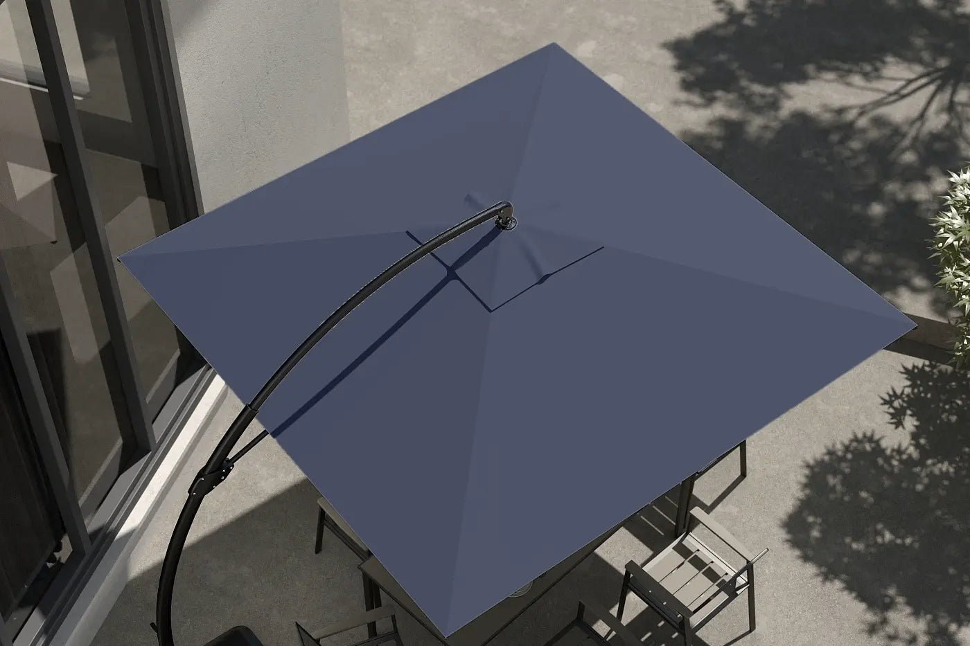 10 ft Square Cantilever Umbrella