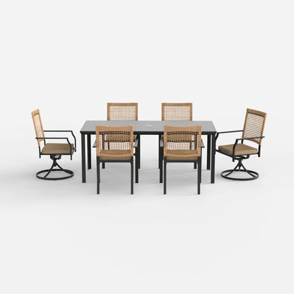 Rattan Woven Dining Set