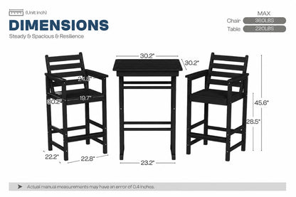 Adirondack Bar Set