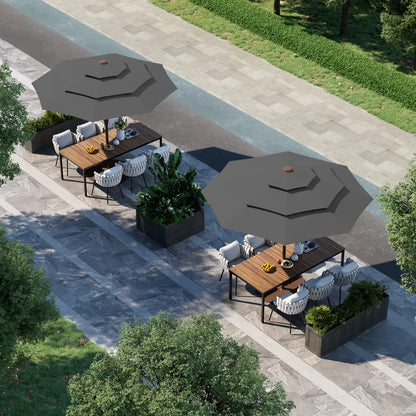 3 Tier Auto-tilt Patio Umbrella