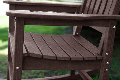 HDPE Rocking Chair with Footboard