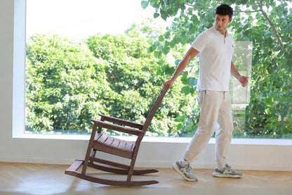 HDPE Rocking Chair with Footboard
