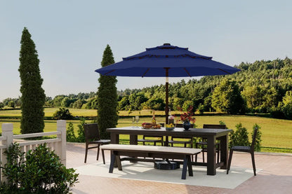 Fiberglass 3-Tier Patio Umbrella