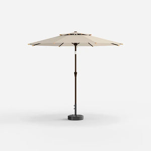 Double Top Patio Umbrella - Push Button Tilt