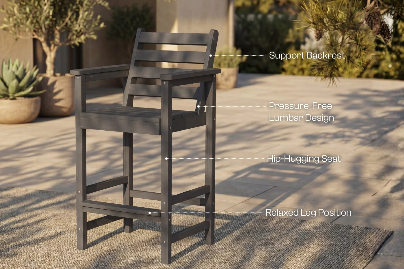 Adirondack Bar Set
