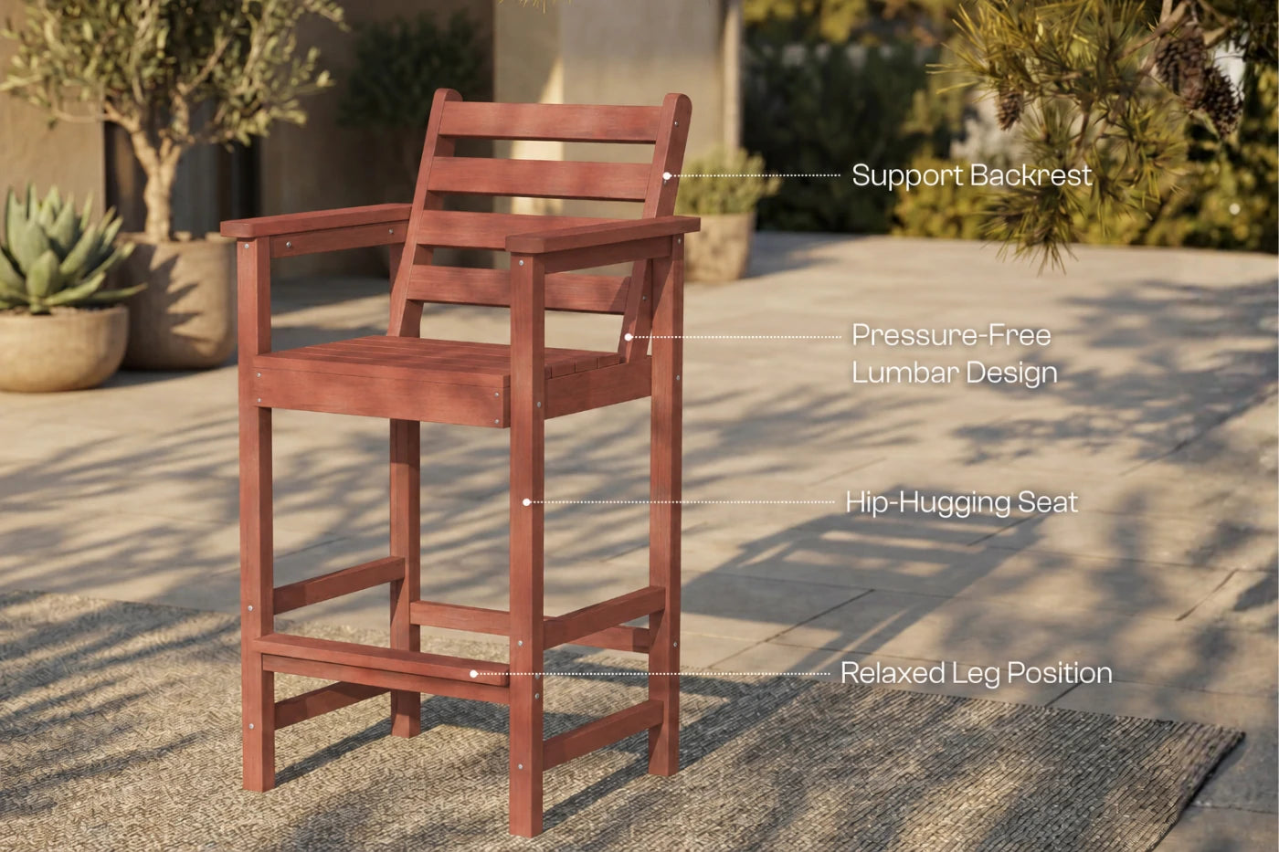 Adirondack Bar Set