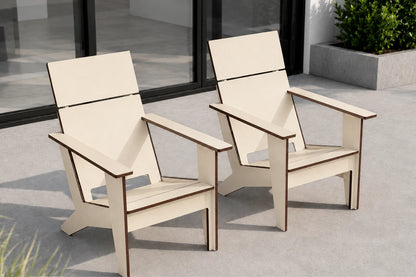 Modern Poly Adirondack Chair