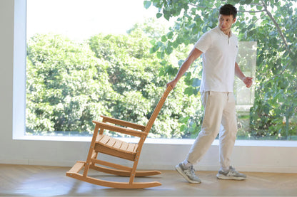 HDPE Rocking Chair with Footboard