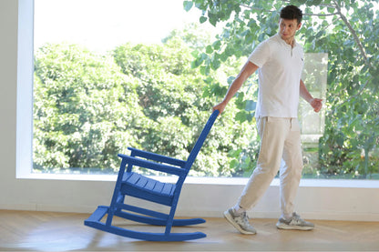 HDPE Rocking Chair with Footboard
