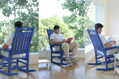 HDPE Rocking Chair with Footboard