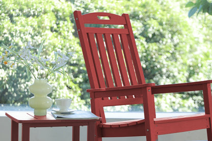 HDPE Rocking Chair with Footboard