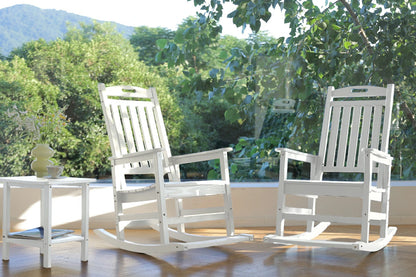 HDPE Rocking Chair with Footboard