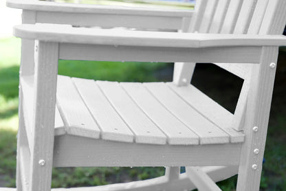 HDPE Rocking Chair with Footboard