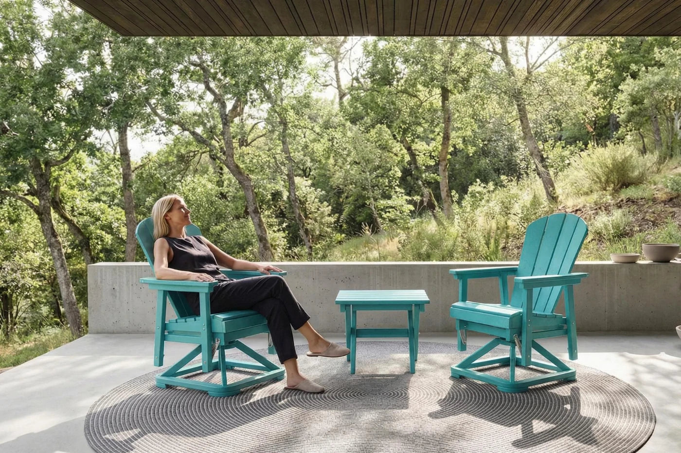 Perli™ Adirondack Swivel Glider Chair