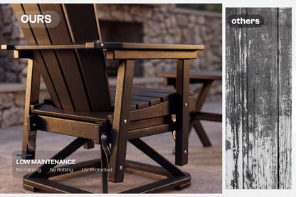 Perli™ Adirondack Swivel Glider Chair