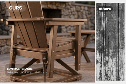 Perli™ Adirondack Swivel Glider Chair