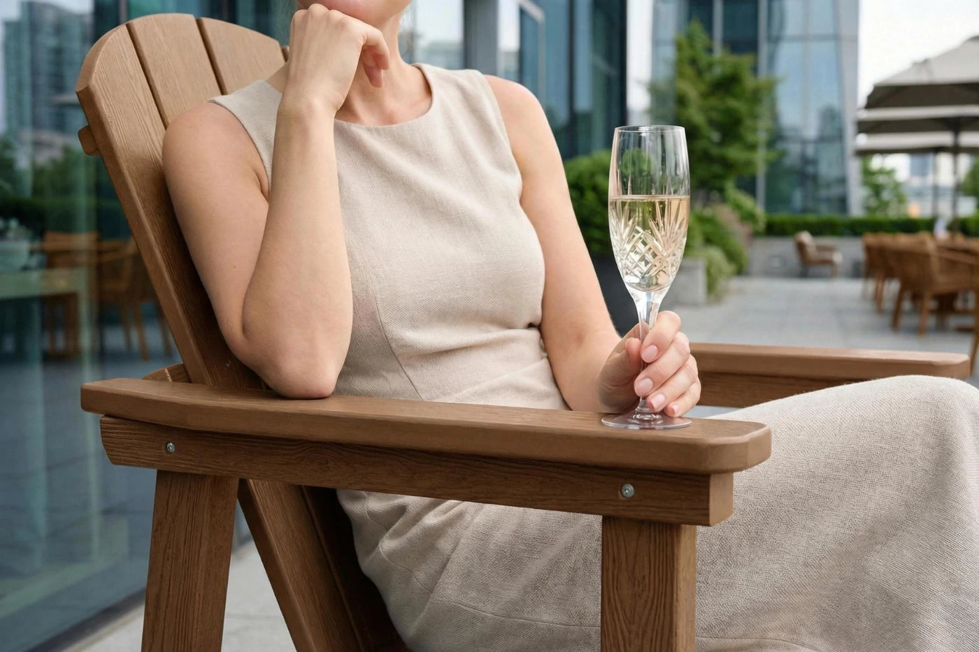 Perli™ Adirondack Swivel Glider Chair