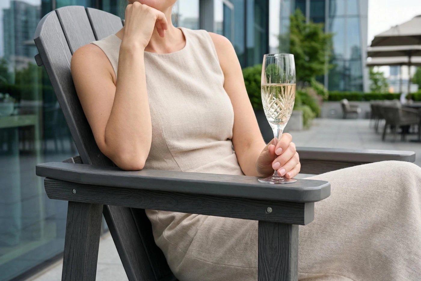 Perli™ Adirondack Swivel Glider Chair