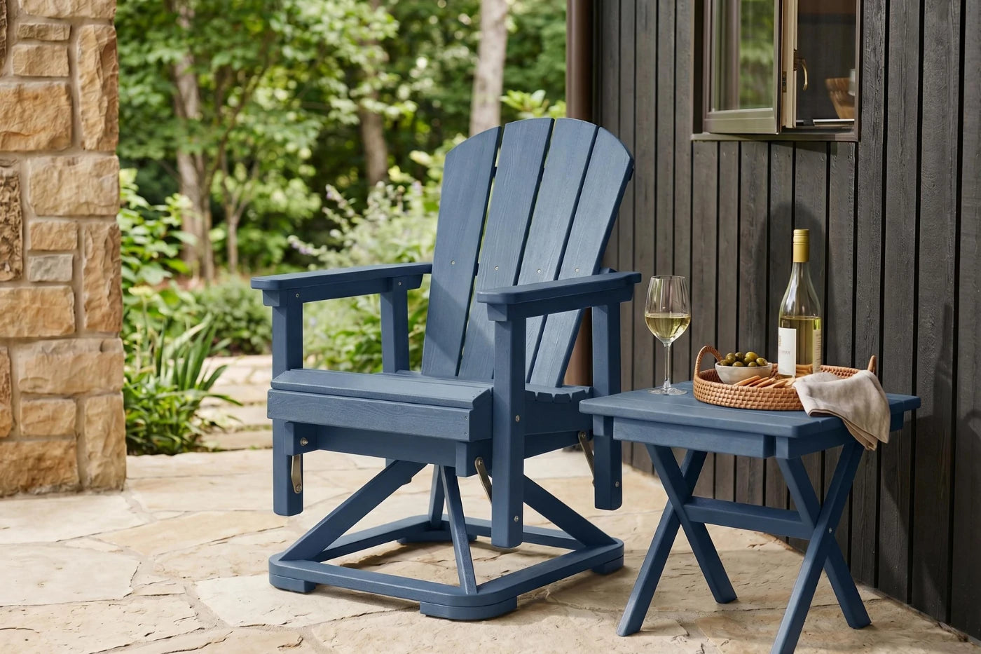 Perli™ Adirondack Swivel Glider Chair