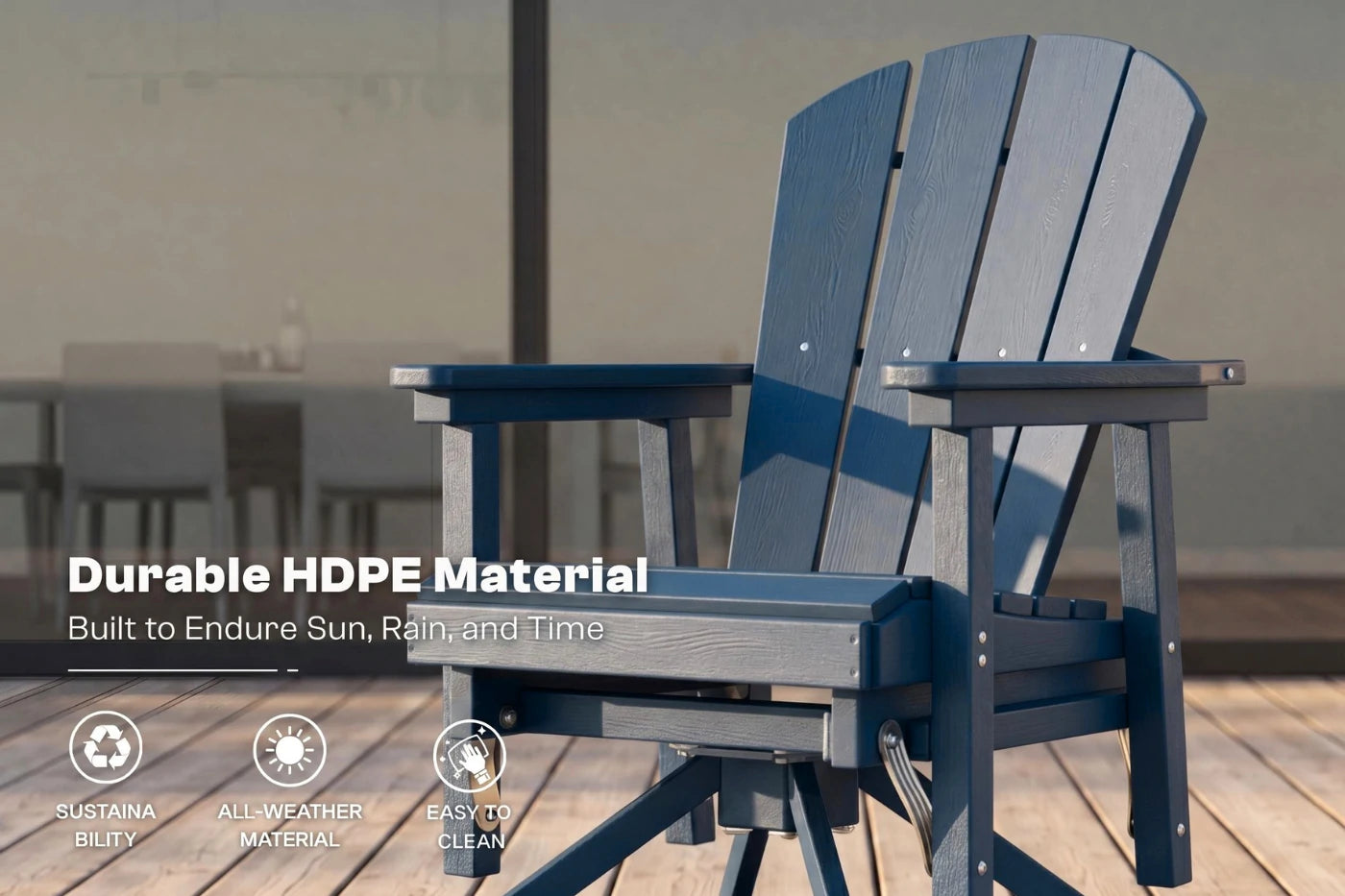 Perli™ Adirondack Swivel Glider Chair