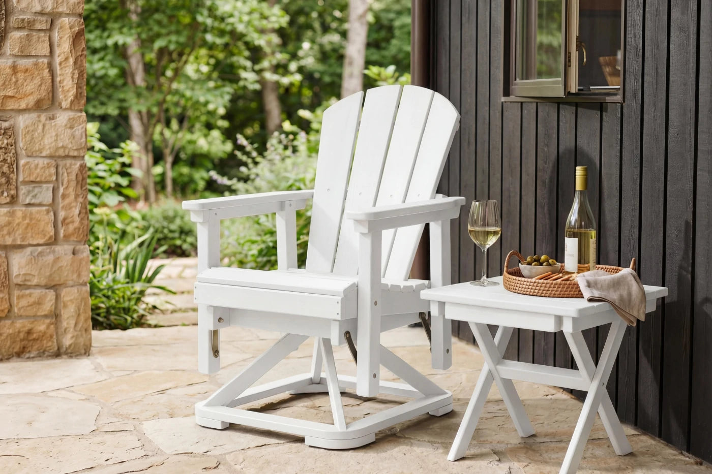 Perli™ Adirondack Swivel Glider Chair