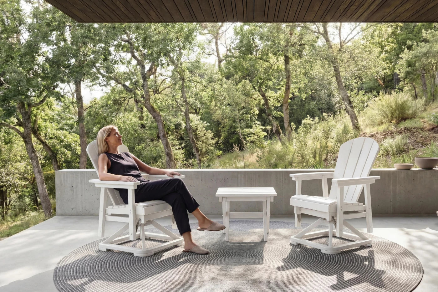 Perli™ Adirondack Swivel Glider Chair