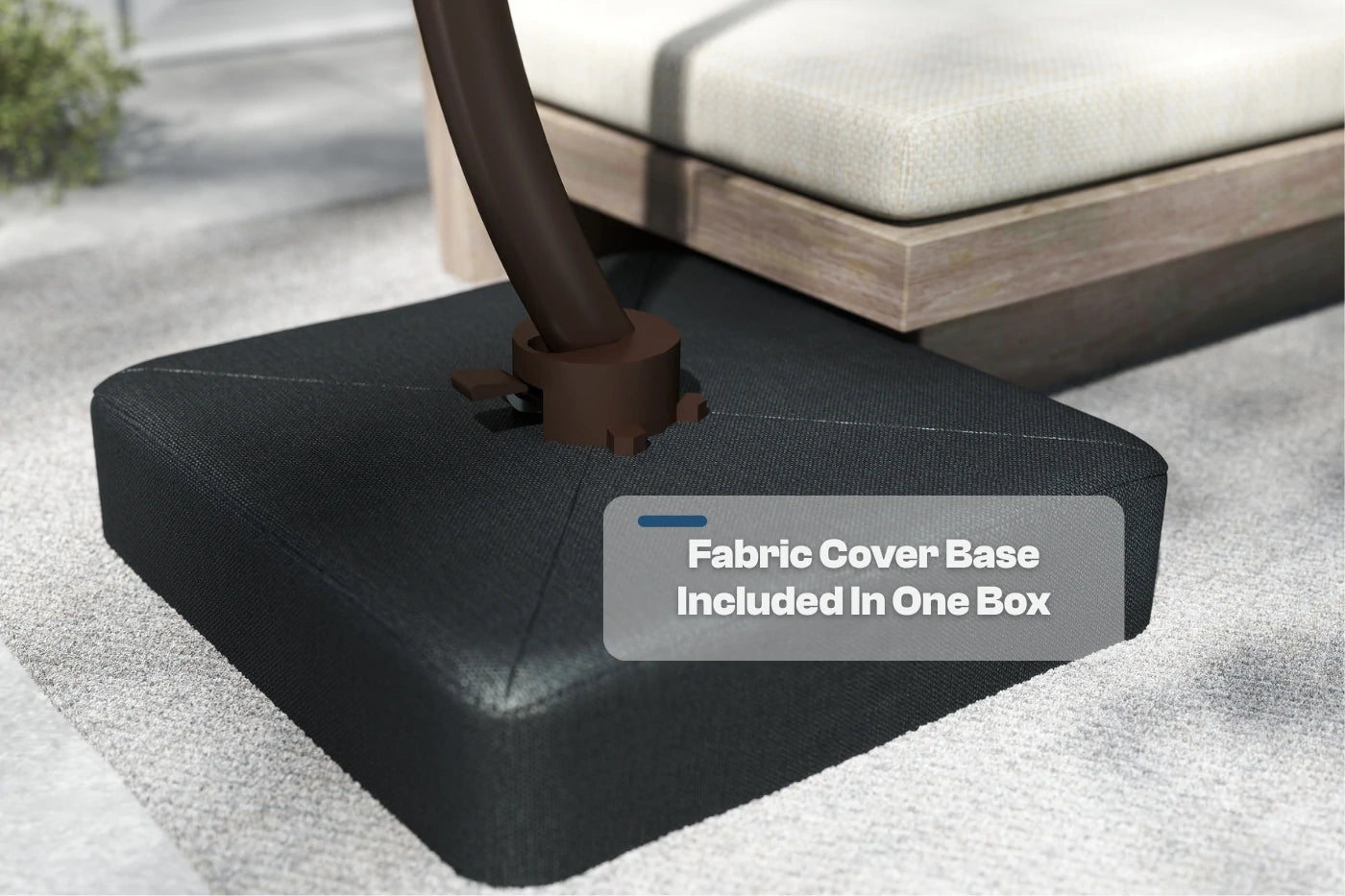 Cantilever Umbrella with Base