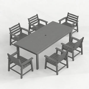 HDPE Outdoor Dining Set