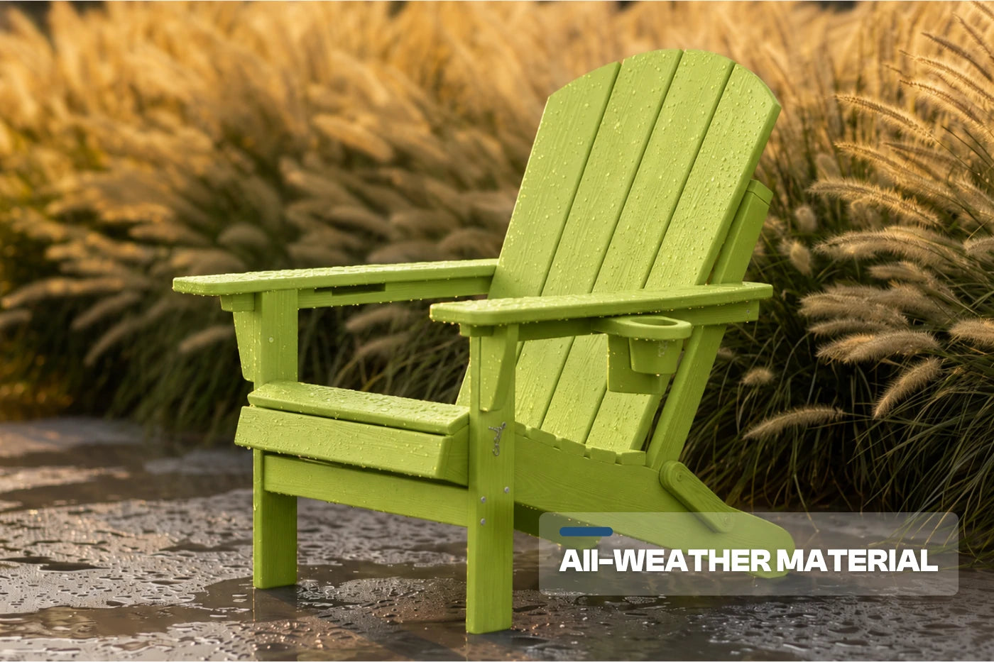 HDPE Reclining Adirondack Chair