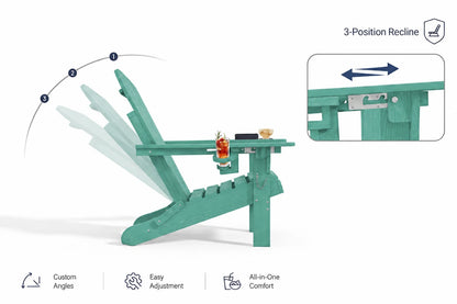 HDPE Reclining Adirondack Chair