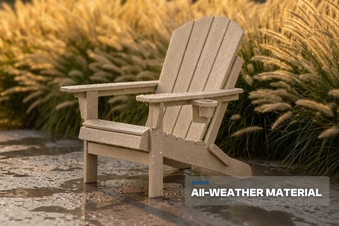 HDPE Reclining Adirondack Chair