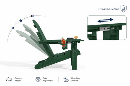 HDPE Reclining Adirondack Chair