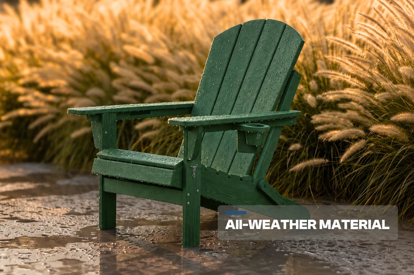 HDPE Reclining Adirondack Chair