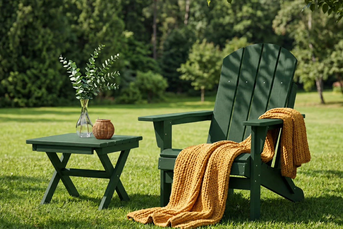 HDPE Reclining Adirondack Chair