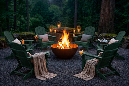 HDPE Reclining Adirondack Chair