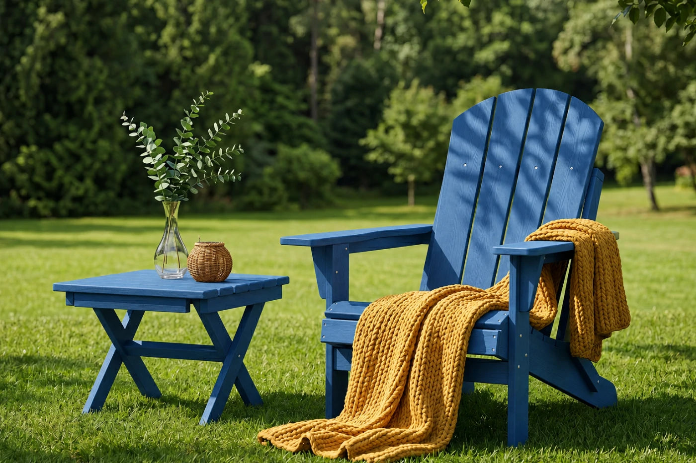 HDPE Reclining Adirondack Chair