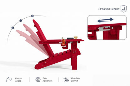 HDPE Reclining Adirondack Chair
