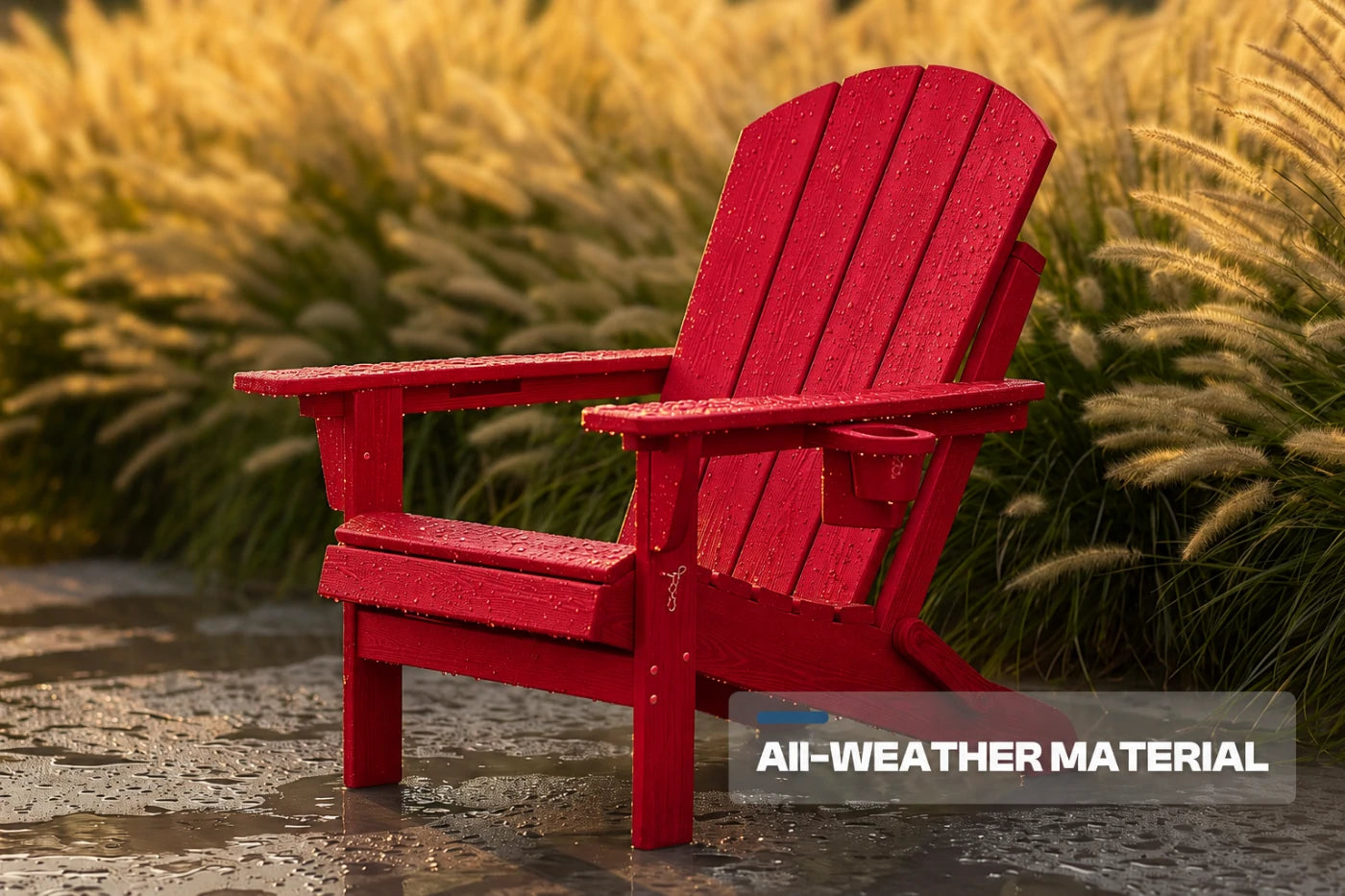 HDPE Reclining Adirondack Chair