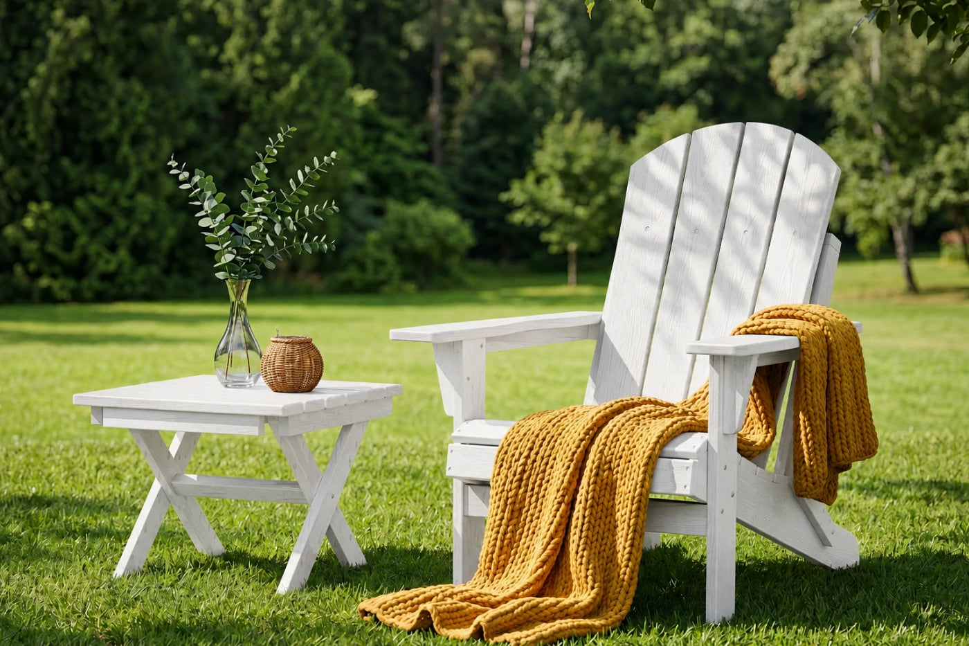 HDPE Reclining Adirondack Chair