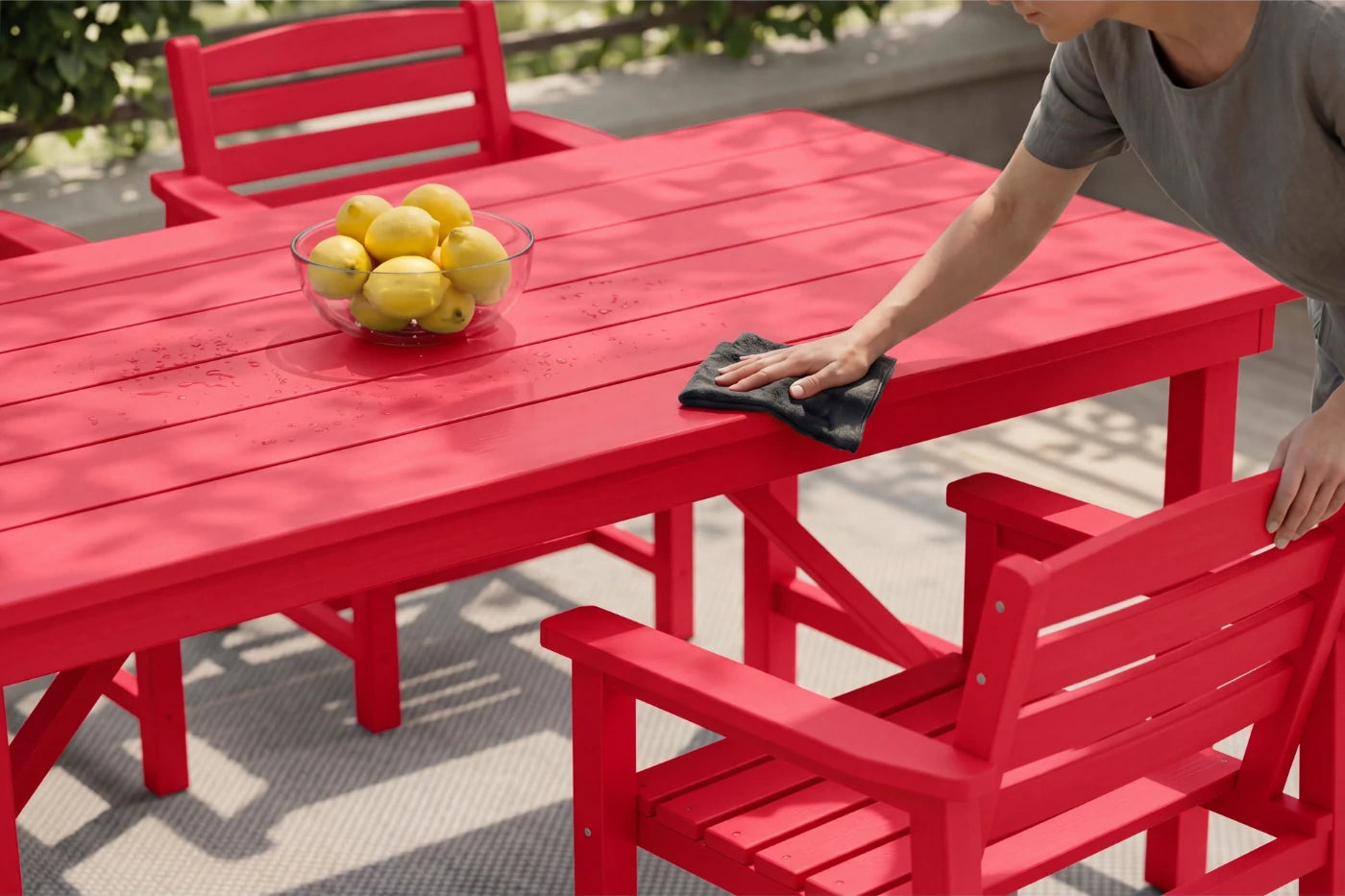 HDPE Outdoor Dining Set