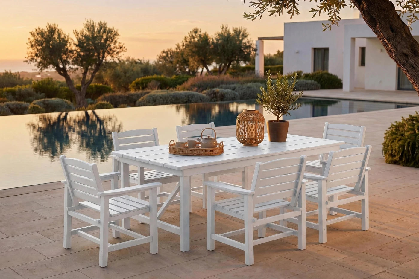HDPE Outdoor Dining Set