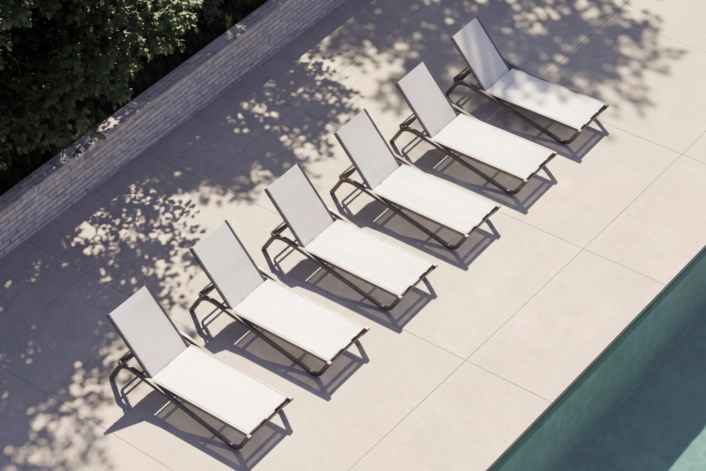 Aluminum Outdoor Chaise Lounge