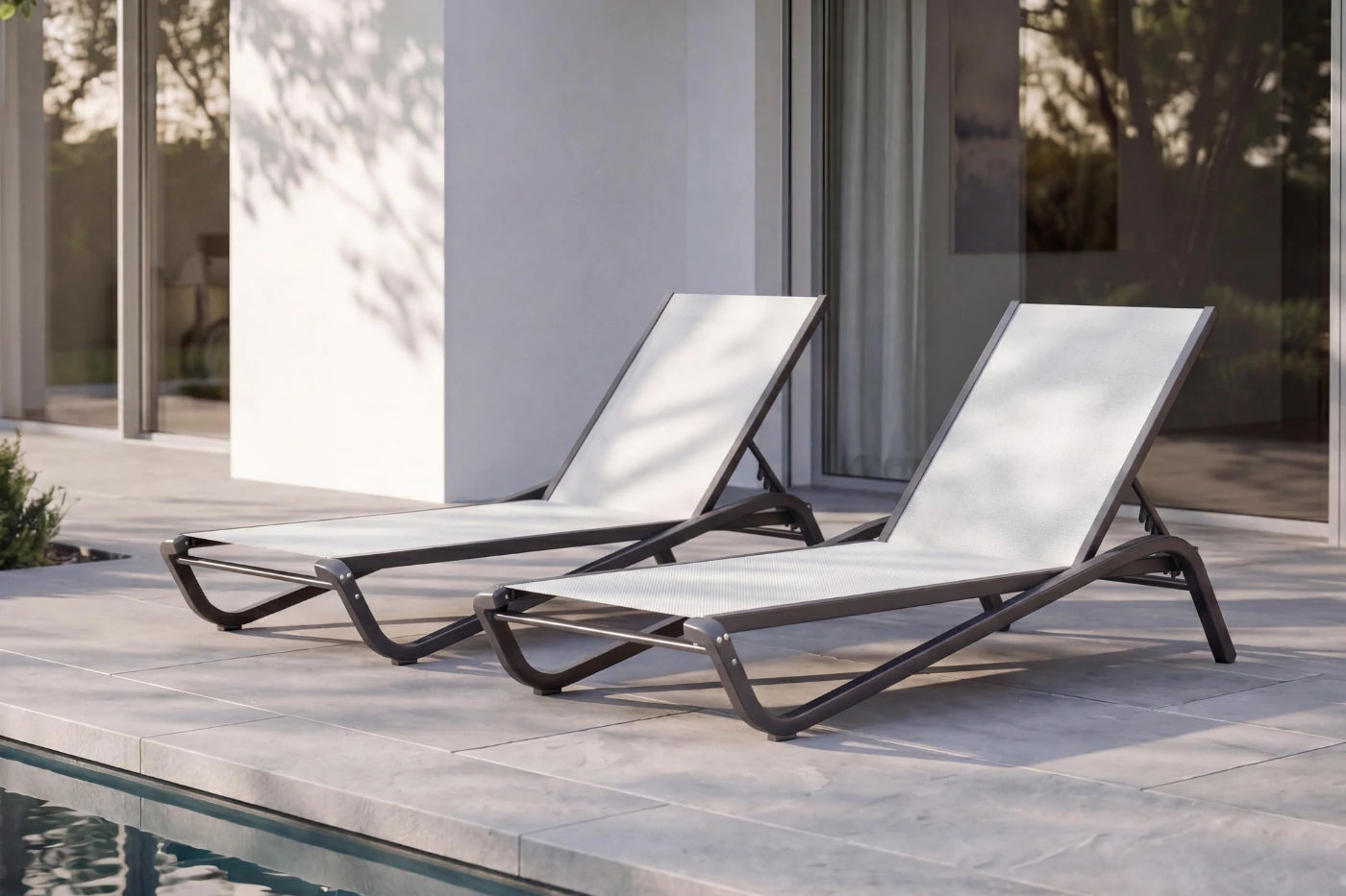 Aluminum Outdoor Chaise Lounge