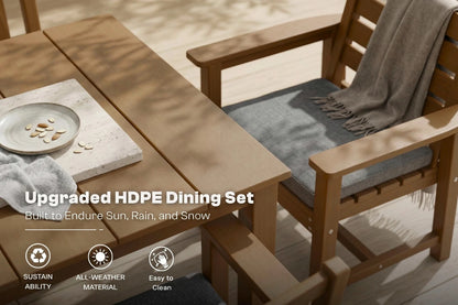 Perli™ Outdoor Dining Set - Table & Chairs