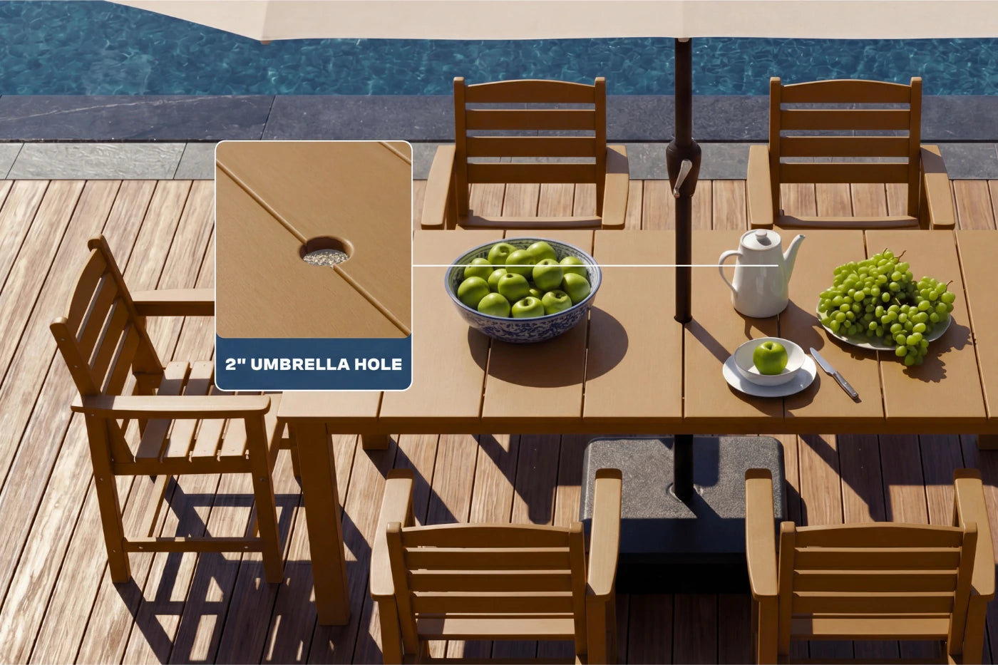 Perli™ Outdoor Dining Set - Table & Chairs